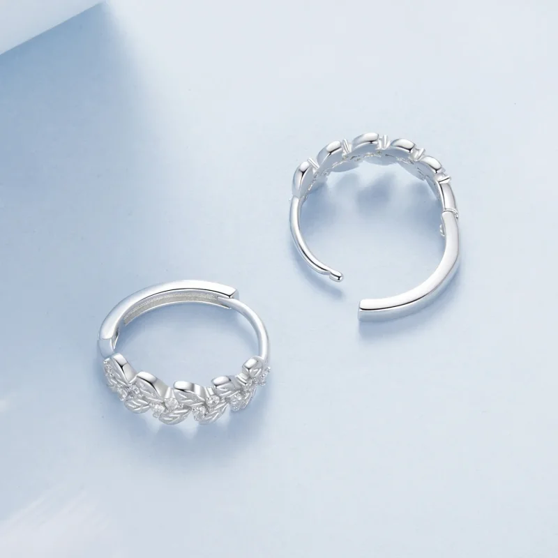 (imagine pentru) Cercei PANDORA Style Leaf - BSE1086 - Vizualizare 4