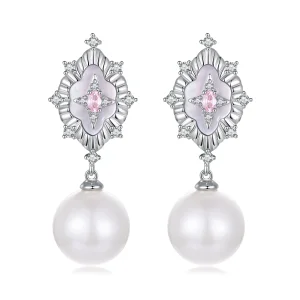 (imagine pentru) Cercei roz Starlight stil PANDORA - YIE246