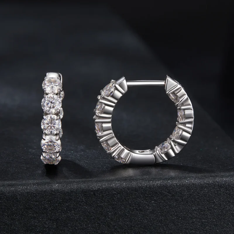 (imagine pentru) Cercei Sparkling Stil PANDORA (un certificat) - MSE069 - Vizualizare 2