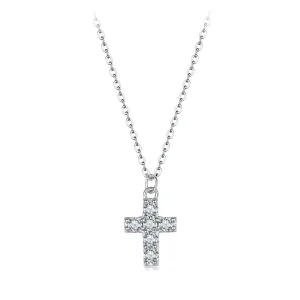 (imagine pentru) Colier Cruce Stil PANDORA (cu un certificat) - MSN039