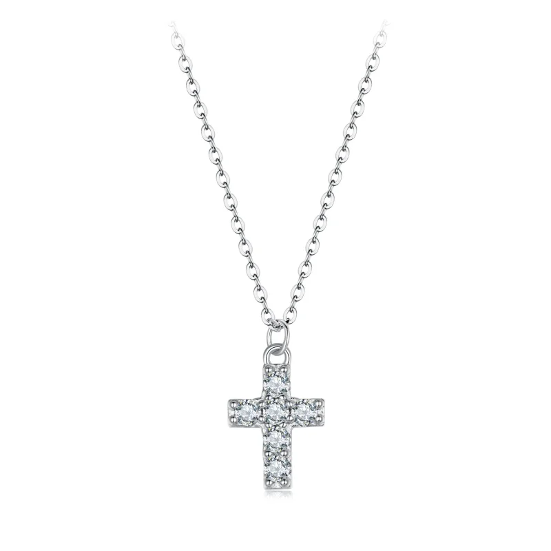 (imagine pentru) Colier Cruce Stil PANDORA (cu un certificat) - MSN039