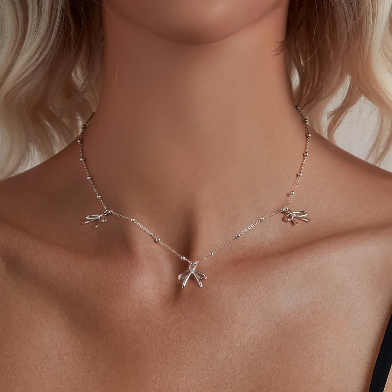 (imagine pentru) Colier cu arc stil PANDORA - SCN529 - Vizualizare 5