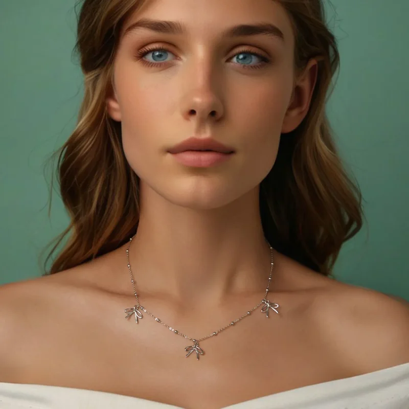 (imagine pentru) Colier cu arc stil PANDORA - SCN529 - Vizualizare 6