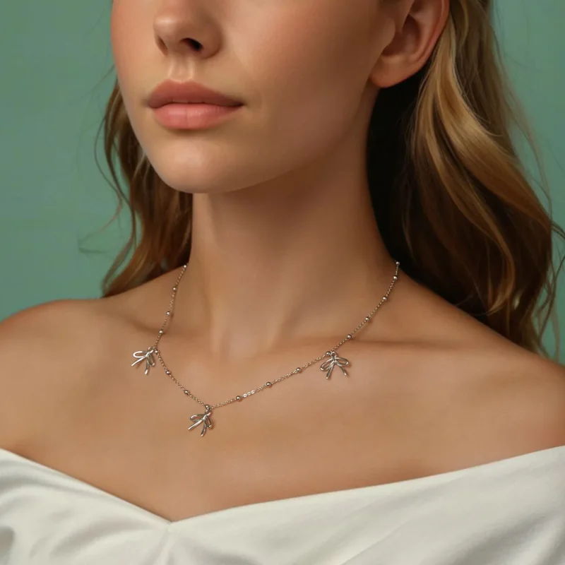 (imagine pentru) Colier cu arc stil PANDORA - SCN529 - Vizualizare 7