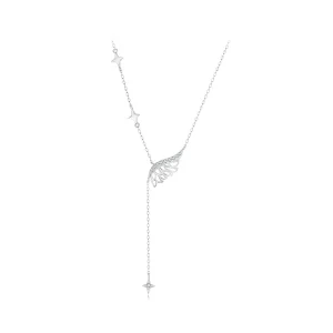 (imagine pentru) Colier cu aripi stil PANDORA - BSN395