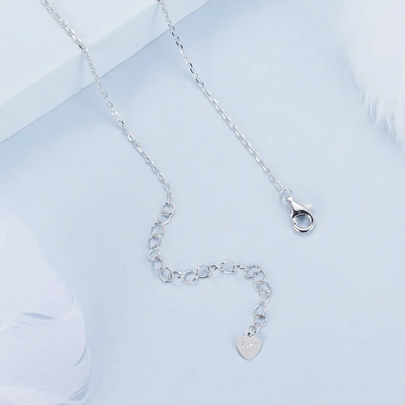 (imagine pentru) Colier Fluture Trandafir Stil PANDORA - BSN396 - Vizualizare 4