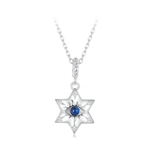 (imagine pentru) Colier tip PANDORA Starburst Demon Eye - BSN397