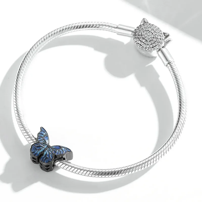 (imagine pentru) Fluture întunecat în stil PANDORA - BSC550 - Vizualizare 6
