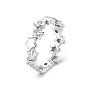 (imagine pentru) Inel cu stea stil PANDORA - BSR585