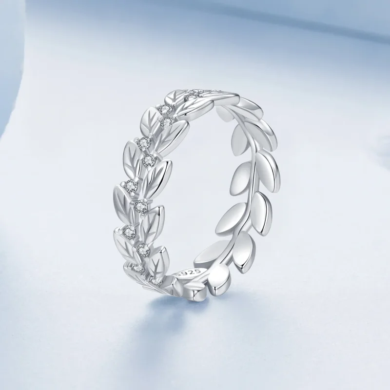 (imagine pentru) Inel de frunze stil PANDORA - BSR600 - Vizualizare 2