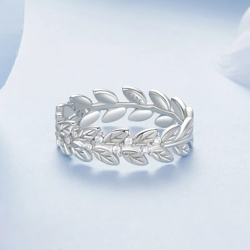(imagine pentru) Inel de frunze stil PANDORA - BSR600 - Vizualizare 4