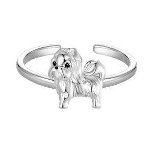 (imagine pentru) Inel de deschidere pentru câini stil PANDORA Shih Tzu - SCR1073-E