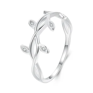 (imagine pentru) Inel Frunze Stil PANDORA - BSR581