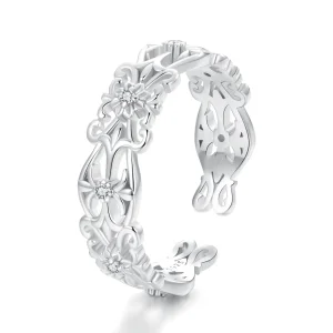 (imagine pentru) Inel lat cu model palat vintage stil PANDORA - BSR575-E