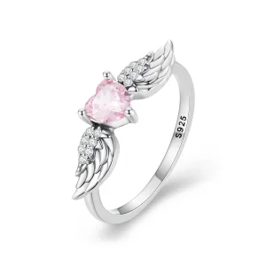 (imagine pentru) Inel Stil Inimă Wings PANDORA - SCR874