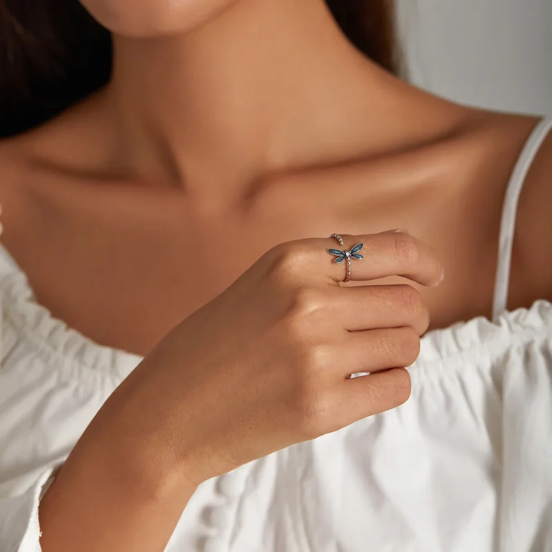 (imagine pentru) Inel superb stil PANDORA - BSR216 - Vizualizare 6