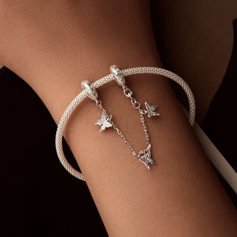 (imagine pentru) Lanț de siguranță PANDORA Style Butterfly - SCC2829 - Vizualizare 6