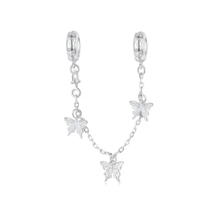 (imagine pentru) Lanț de siguranță PANDORA Style Butterfly - SCC2829