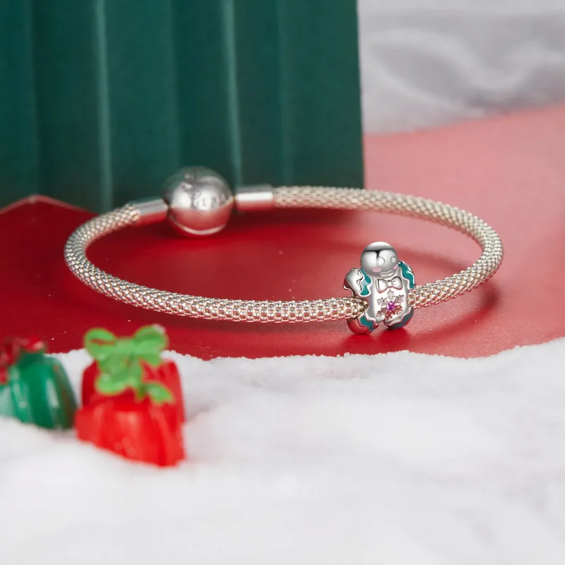 (imagine pentru) Margele Gingerbread Man stil PANDORA - BSC1068 - Vizualizare 5