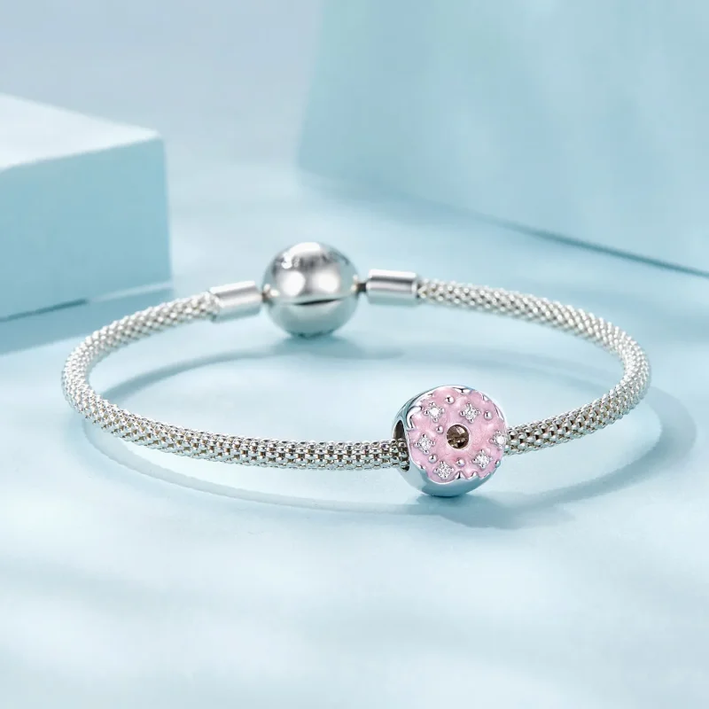 (imagine pentru) Margele Gogoasa Stil PANDORA - SCC2844 - Vizualizare 5
