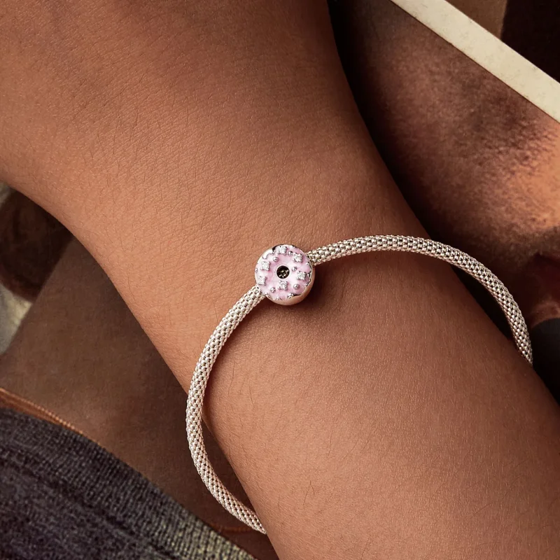 (imagine pentru) Margele Gogoasa Stil PANDORA - SCC2844 - Vizualizare 7