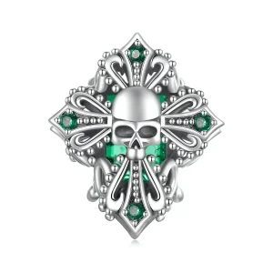 (imagine pentru) Mărgele Cruce Skull Stil PANDORA - BSC1063