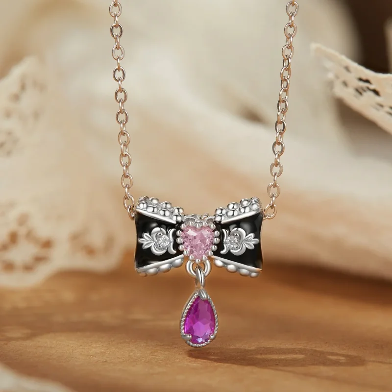 (imagine pentru) Mărgele cu fundă romantică în stil PANDORA - BSC1055 - Vizualizare 3
