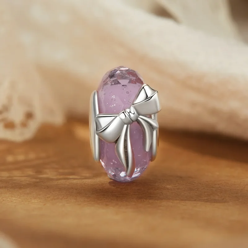 (imagine pentru) Mărgele de sticlă PANDORA Style Bowknot - BSC1057 - Vizualizare 2
