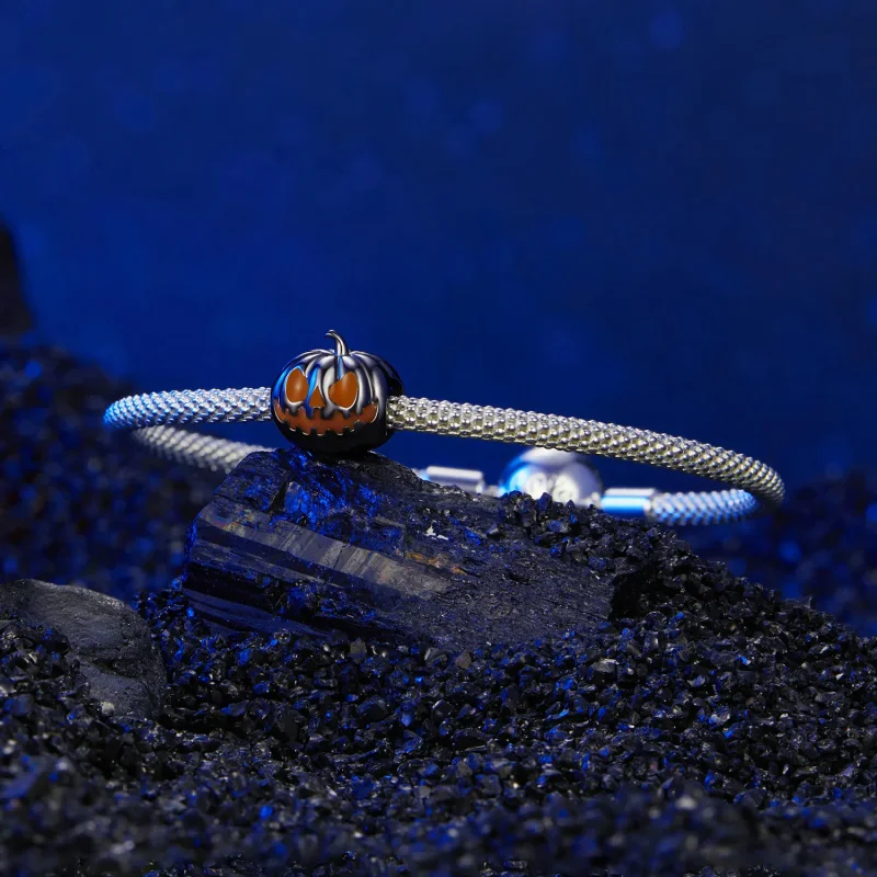 (imagine pentru) Mărgele lanternă de dovleac în stil PANDORA - SCC2899 - Vizualizare 6