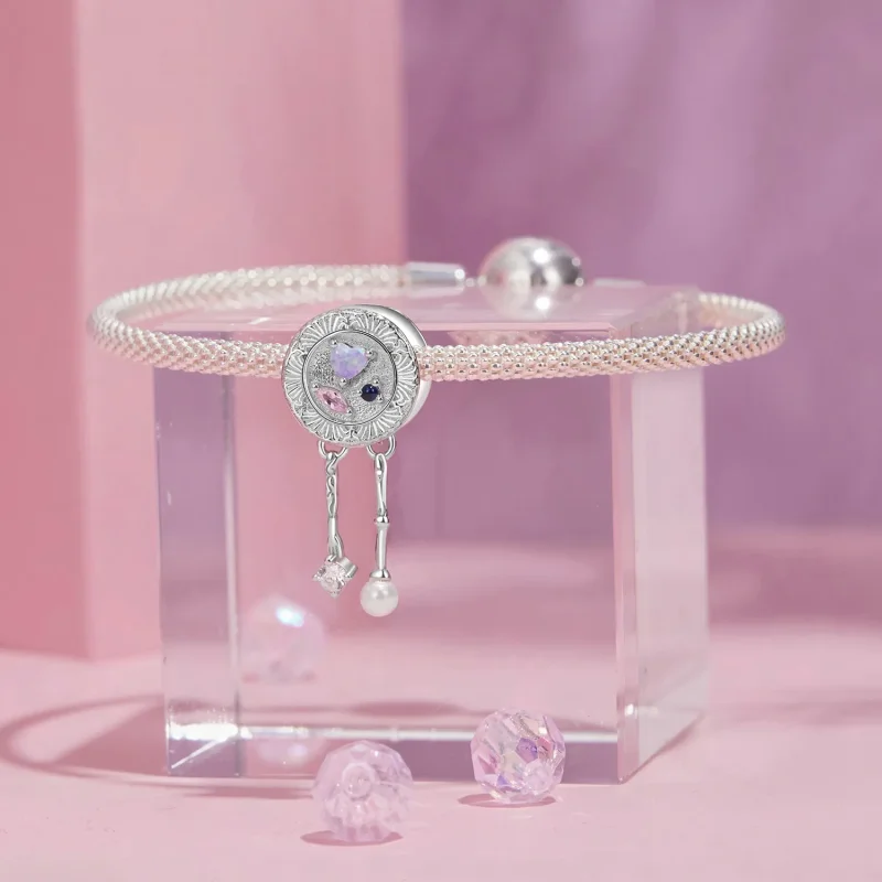 (imagine pentru) Mărgele veselă stil PANDORA Romantic - SCC2891 - Vizualizare 4