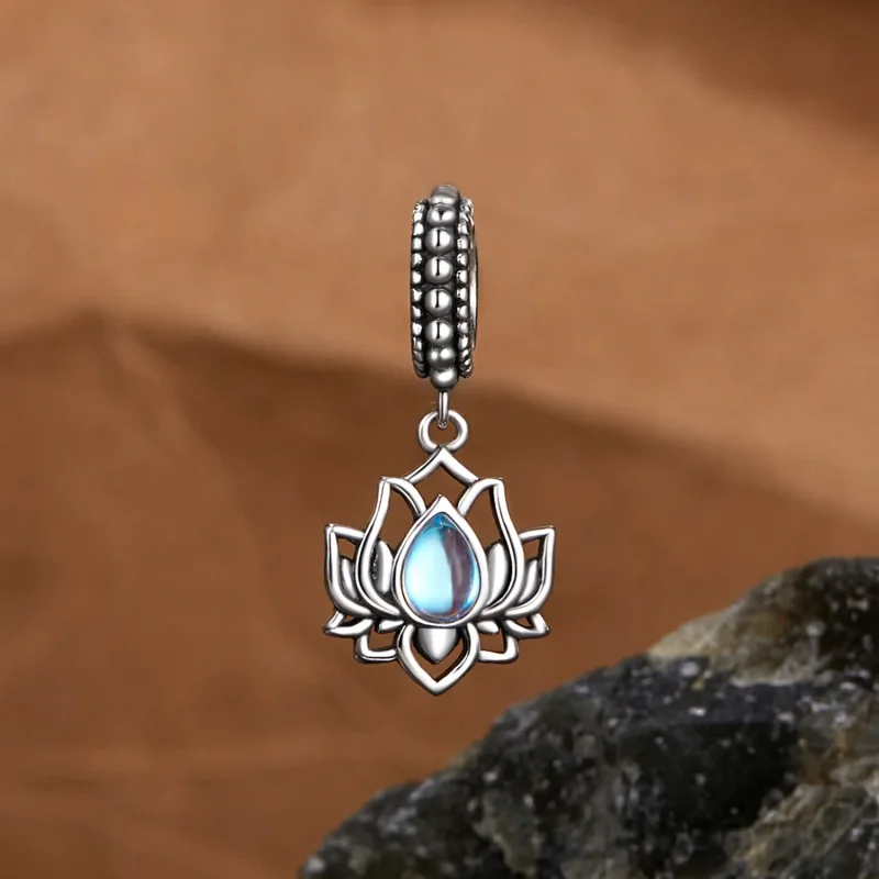 (imagine pentru) Pandantiv Lotus Stil PANDORA - SCC2847 - Vizualizare 2