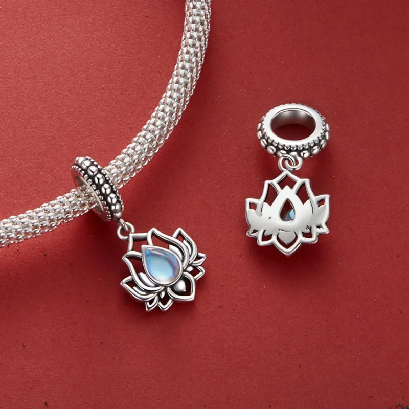 (imagine pentru) Pandantiv Lotus Stil PANDORA - SCC2847 - Vizualizare 4