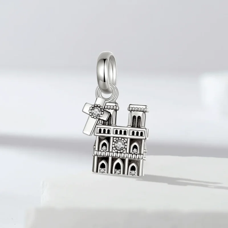 (imagine pentru) Pandantiv Stil PANDORA Notre Dame de Paris - SCC2873 - Vizualizare 2