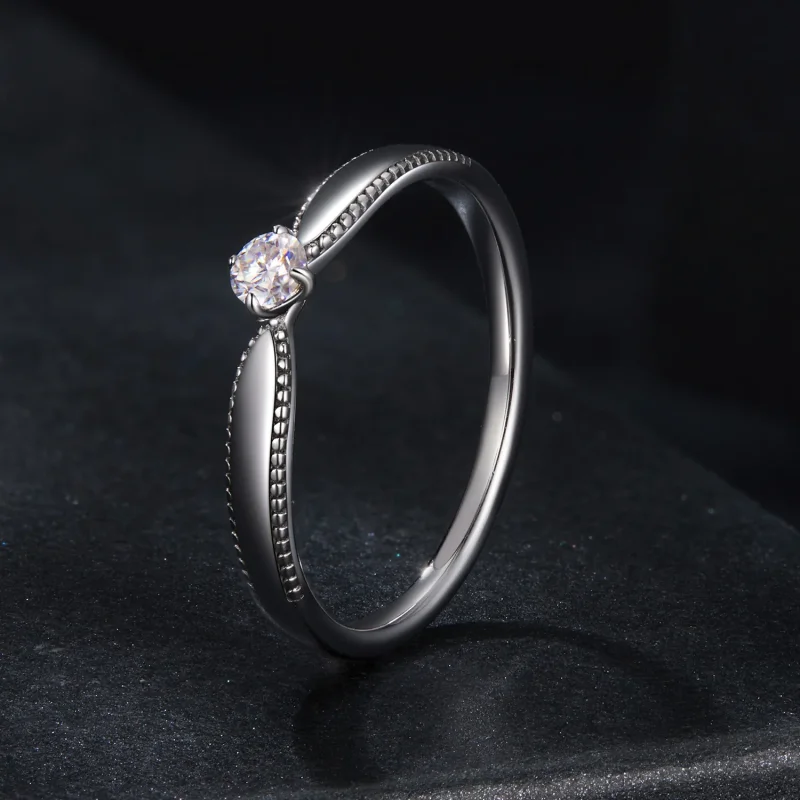(imagine pentru) PANDORA Style Exquisite inel strălucitor (un certificat) - MSR062 - Vizualizare 2