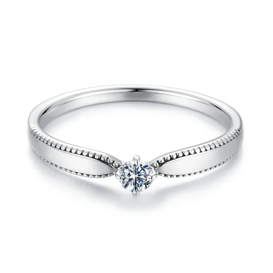(imagine pentru) PANDORA Style Exquisite inel strălucitor (un certificat) - MSR062