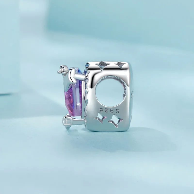 (imagine pentru) PANDORA Style Inimă degradată violet roz - SCC2824 - Vizualizare 3
