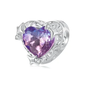 (imagine pentru) PANDORA Style Inimă degradată violet roz - SCC2824