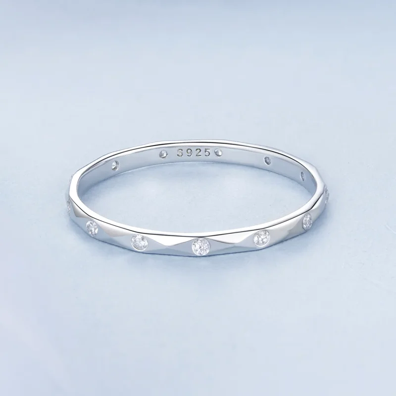 (imagine pentru) PANDORA Style Shining inel mic cu diamant - BSR578 - Vizualizare 3