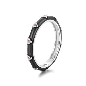 (imagine pentru) PANDORA Style Small love inel unic - SCR1056-BK