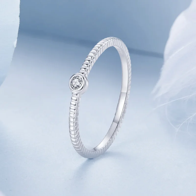 (imagine pentru) PANDORA Style Un singur inel mic rafinat - BSR577 - Vizualizare 2