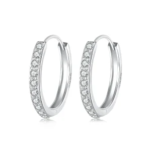 (imagine pentru) Stil PANDORA Cercei simpli din argint sterling - BSE1060-AL