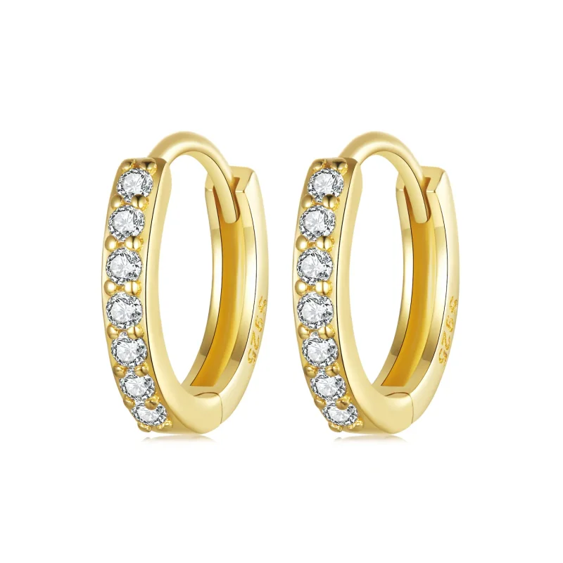 (imagine pentru) Stil PANDORA Cercei simpli din argint sterling - BSE1060-BS