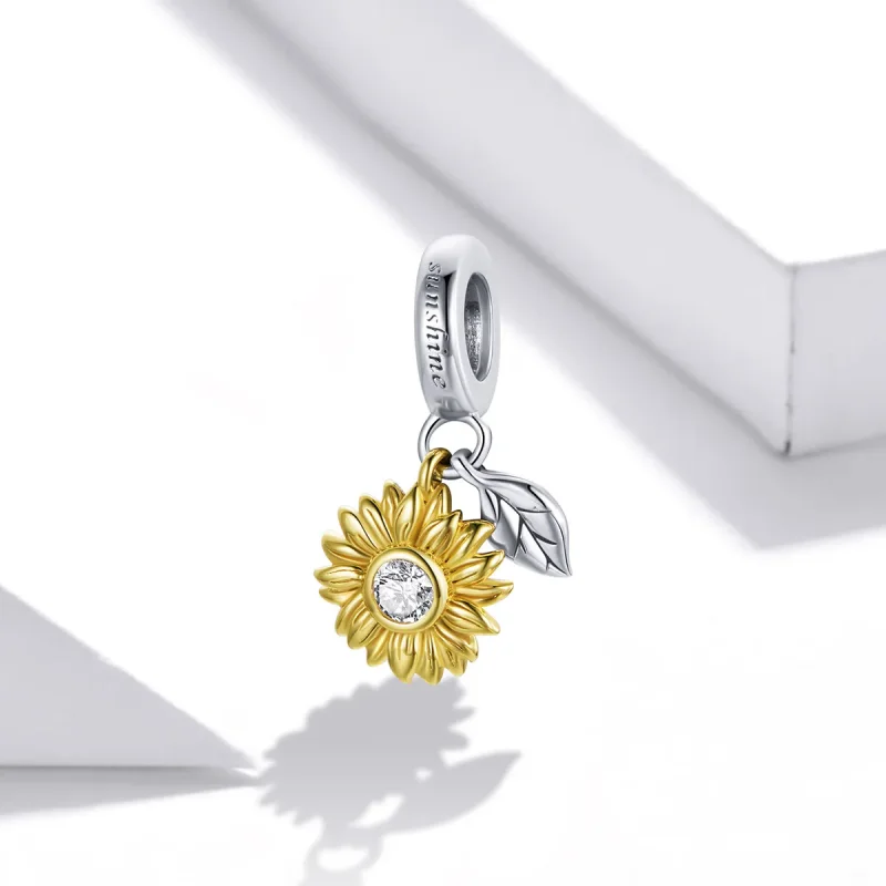 (imagine pentru) Stil PANDORA Floare-soarelui strălucitor - BSC462 - Vizualizare 2