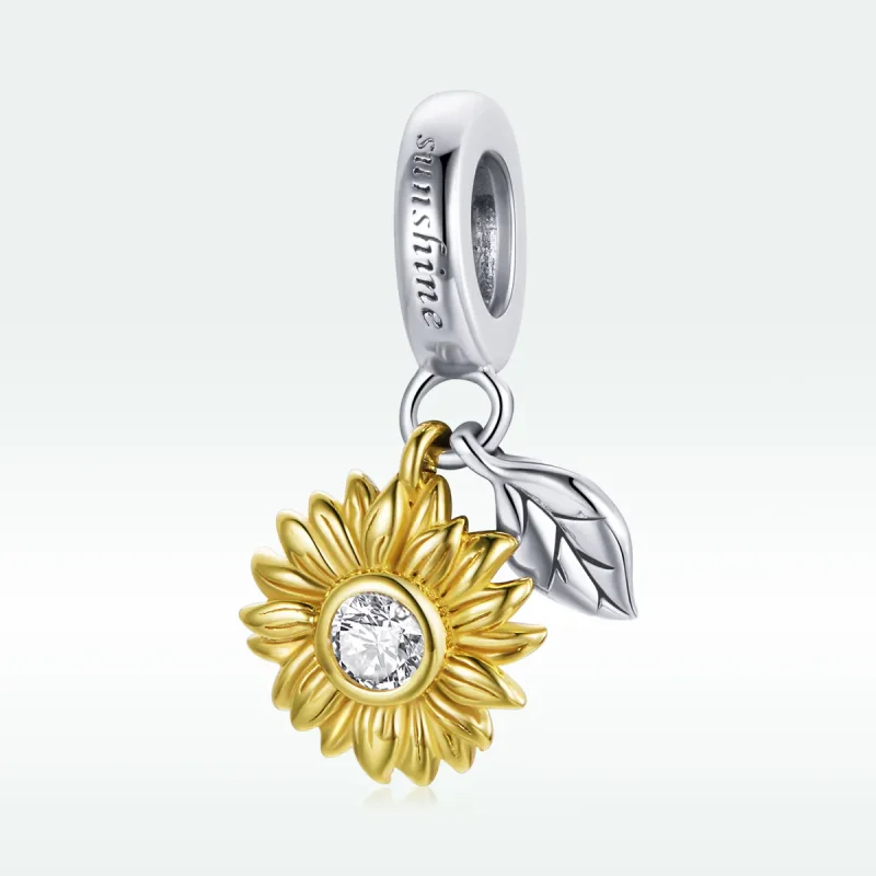 (imagine pentru) Stil PANDORA Floare-soarelui strălucitor - BSC462 - Vizualizare 3