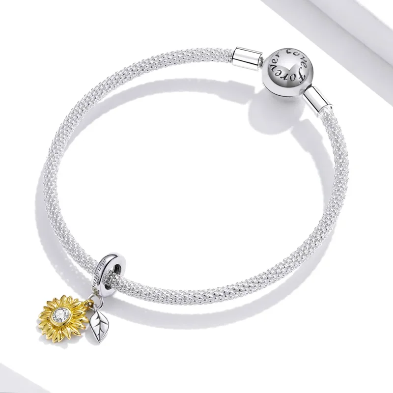 (imagine pentru) Stil PANDORA Floare-soarelui strălucitor - BSC462 - Vizualizare 5