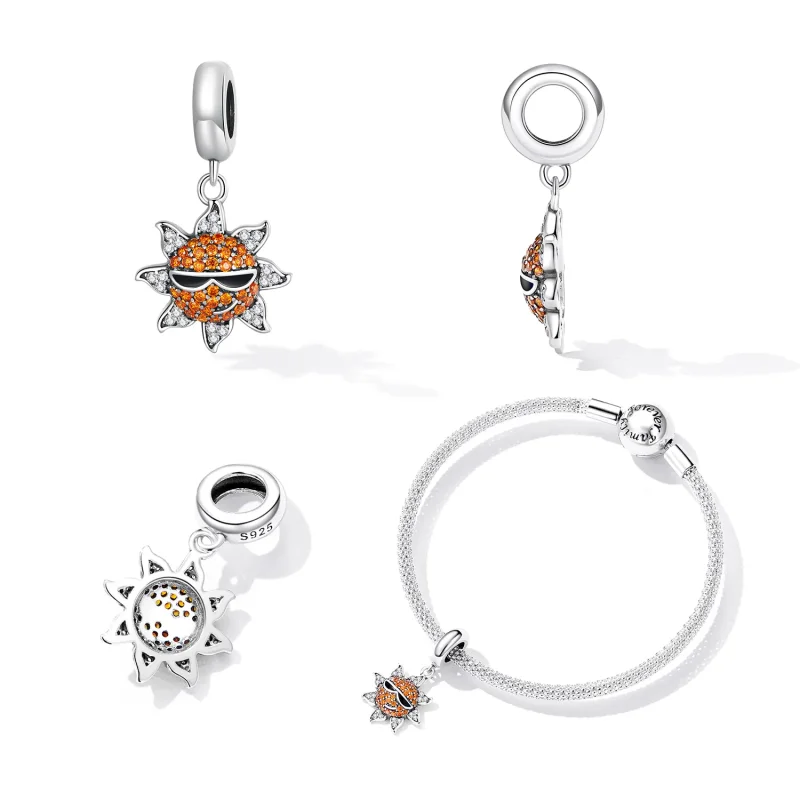 (imagine pentru) Stil PANDORA Margele de soare rafinate - BSC600 - Vizualizare 2