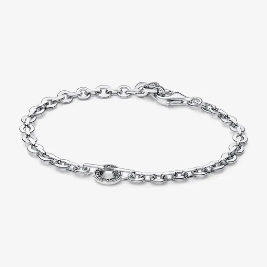 (imagine pentru) Brățară cu lanț voluminos pavé Pandora Signature - 592777C01