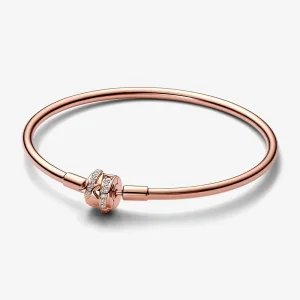 (imagine pentru) Brățară fixă Pandora Moments, cu închizătoare în formă de stea căzătoare - 582734C01
