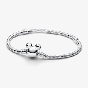 (imagine pentru) Brățară Pandora tip lanț clasic Moments cu închizătoare Disney Mickey Mouse - 593061C00