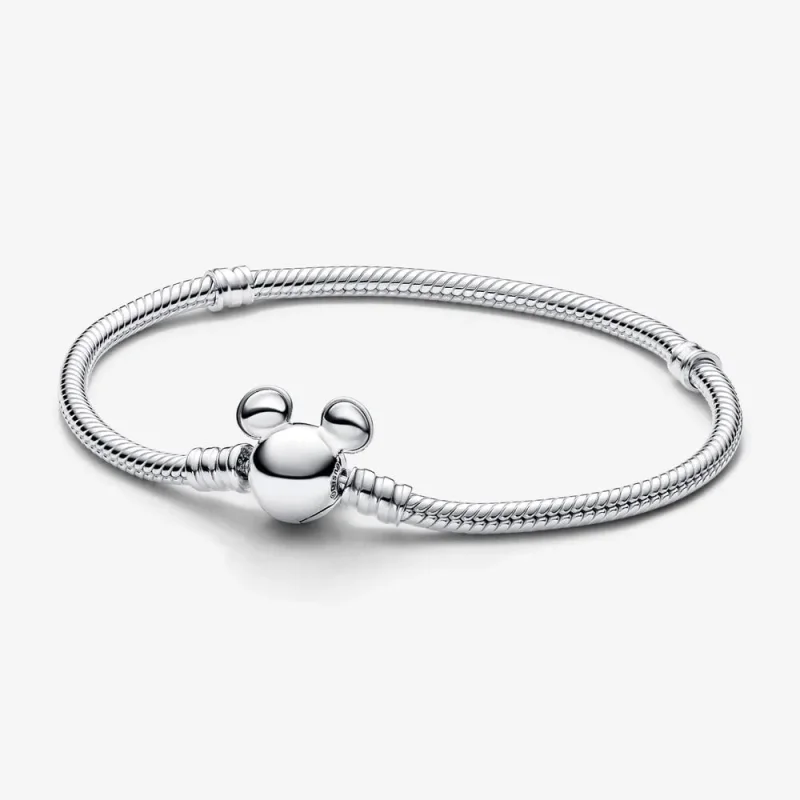 (imagine pentru) Brățară Pandora tip lanț clasic Moments cu închizătoare Disney Mickey Mouse - 593061C00